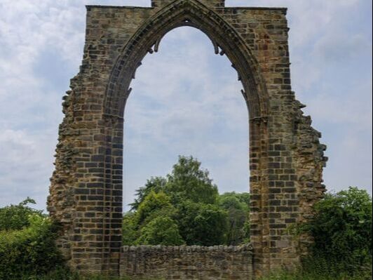 Dale Abbey arch, Derbyshire