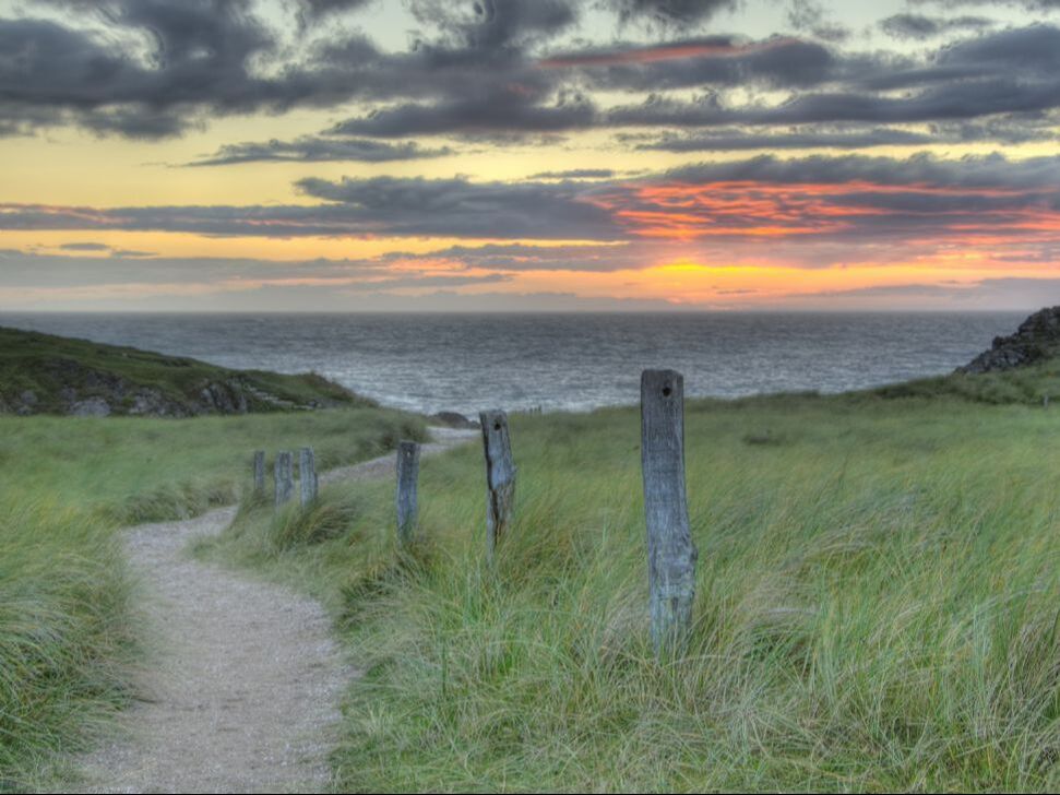 Beach path, Llandwyn island