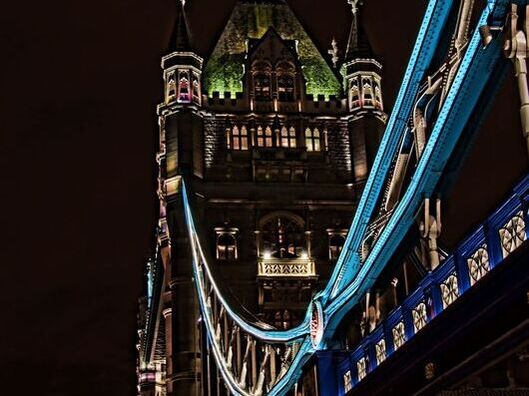 Tower Bridge London by night