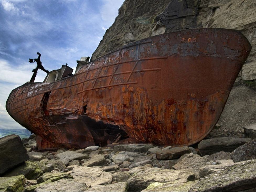 shipwreck Sarb J, Robin Hood's Bay