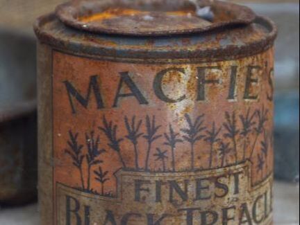 vintage treacle tin