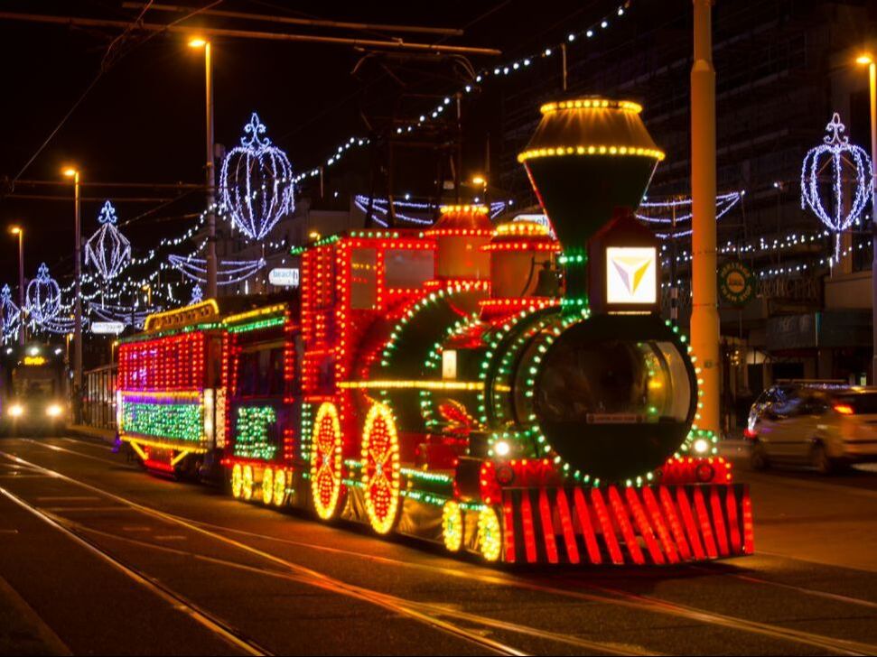 Blackpool Illuminations tram