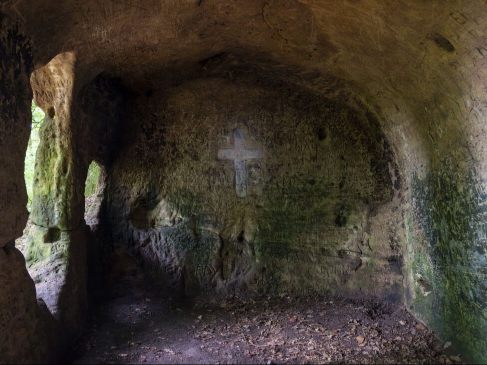 Hermit's cave, Dale Abbey Derby