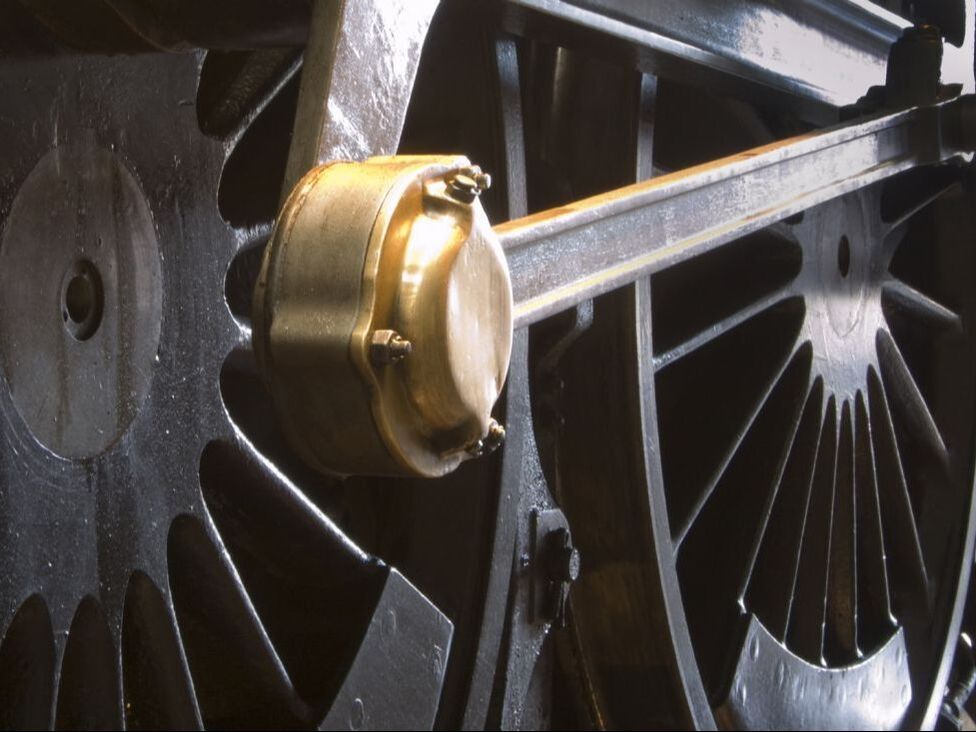 steam train wheel