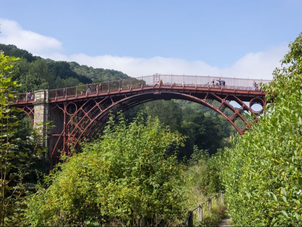 Ironbridge, river Severn, Telford, Shropshire, Brunel, Victorian, engineering, bridge, gorge