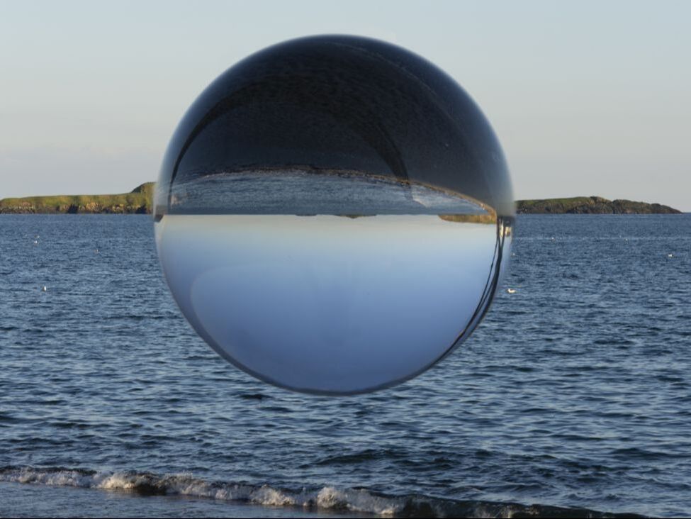 Lens Ball seascape 