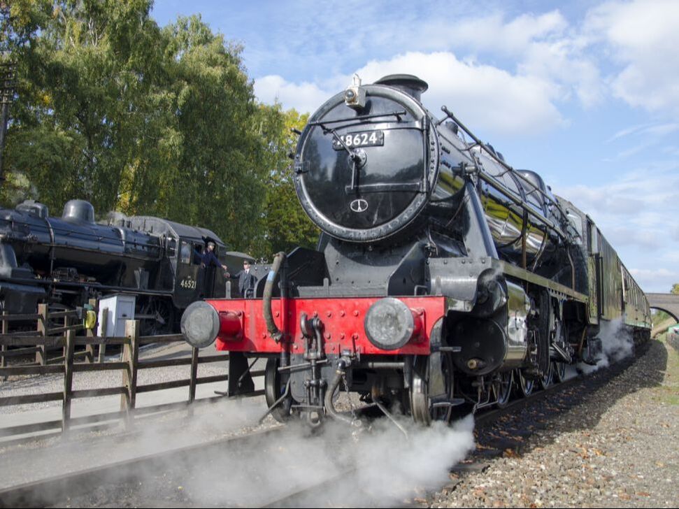 steam locomotive at Rothley